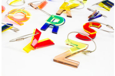 ABC recycled key chains