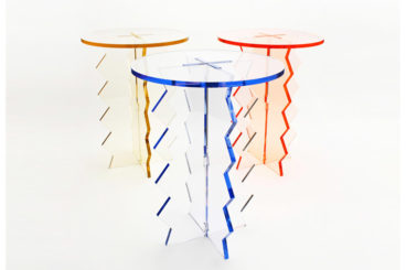 'fringe' side tables