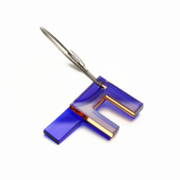 F - recycled key chain ABC