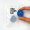 Fat Smiley - matt opaque blue - Image 3