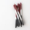 FOGGY MAROON DIP DYE Candles (set of 6) - Image 4