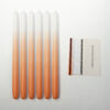 Matchbook Advent Calendar and 6 Dutch Orange Gradient Candles - Image 2
