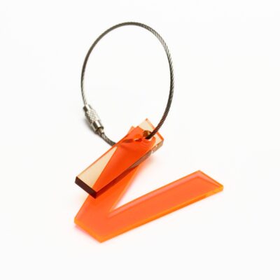 V - recycled key chain ABC