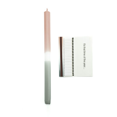 Matchbook Advent Calendar and 1 Foggy Maroon Dip Dye Candle