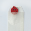 Fat Smiley - matt opaque red - Image 3